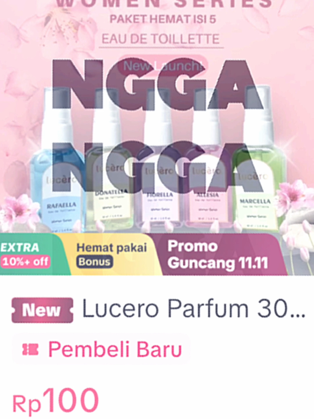 cuma 100 rupiah 👀 udah dapat bundling gilaaa #parfumviral #parfum #luceroparfum #viral #fyp 