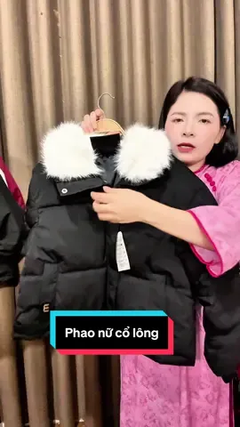 Phao nữ cổ lông #ngastore #xuhuong #aophaonu #aokhoacnu 