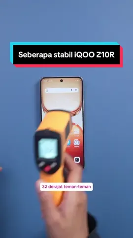 Mari kita buktikan seberapa stabil performa dan suhu #iQOOZ10R , buat yang pengen ngerasain juga pas bisa manfaatin pro 11.11 selengkapnya cek sosmed @iQOO Indonesia #PerformaKelas