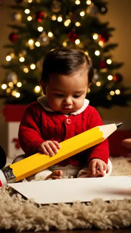 Diciembre Comenzó y el Bebé Ya Está Cansado” #abuelos #niños #padres 