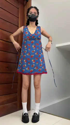 A-line floral summer dress!! #summerdress #dress #minidress #floraldress #beachdress 