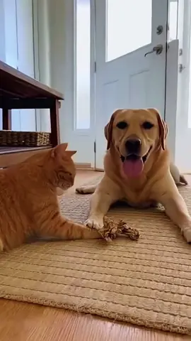Cat vs dog so funny 😂🤣🤣🤣🤣 #cat #funnycat #fyp #viral #waleed_mdz 
