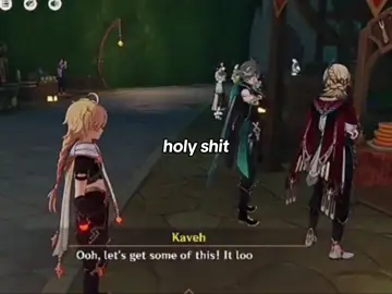 i can’t with them anymore istg sorry for the bad quality (cr: TimelyKaveh on twitter) #GenshinImpact#kaveh#alhaitham#kavehtham#fyp