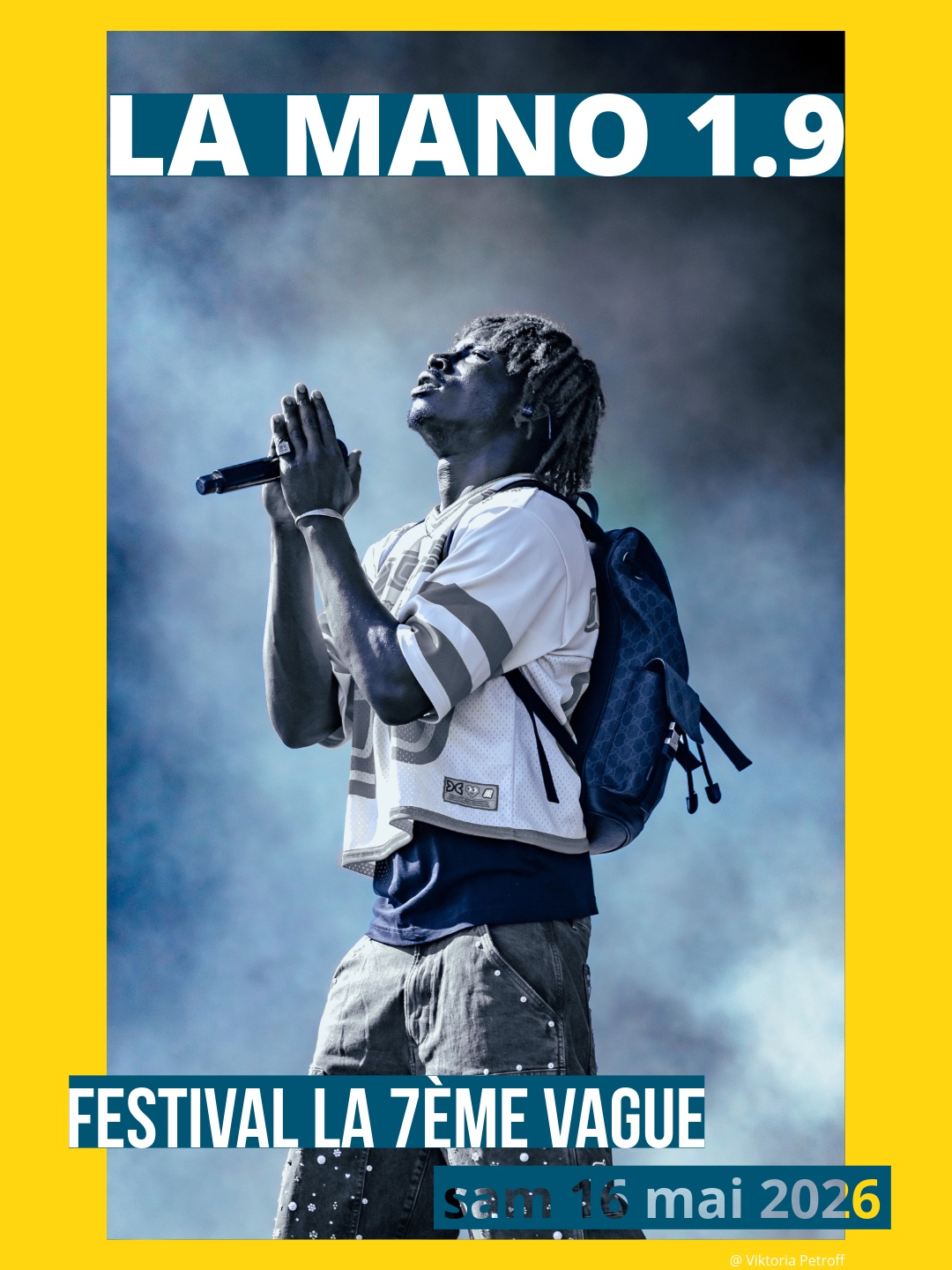 ✨ Les 15 et 16 mai 2026, on remet ça pour une nouvelle édition,  Avec sur scène : La Mano 1.9 🐀🚫 Rappeur parisien du 19ème, à l’énergie imparable sur scène, il s’est rapidement imposé comme l’un des nouveaux visages incontournables du rap français ! 🎫 Pass 2 jours à 60€ (sans les frais de loc.), en quantité très limitée ! Premiers arrivés, premiers servis sur 7vague.com