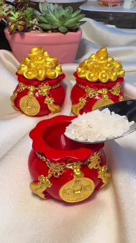 Combo 3 hũ đựng gạo muối Tài lộc (59 🐠) #hudungmuoigaotailoc #hudungtailoc #hudunggaomuoibanthantai #dodecor #dotrangtri 