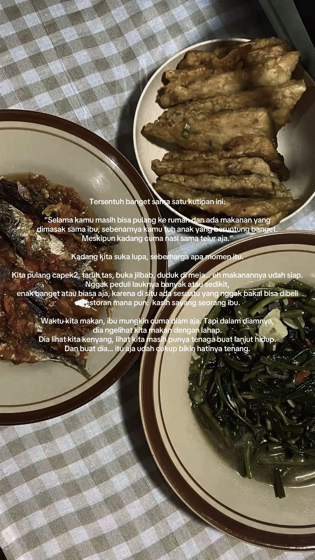 Kadang kita lupa, sesederhana nasi dan telur pun bisa jadi bentuk cinta yang besar. Selama masih ada masakan ibu di meja, selalu ada alasan untuk bersyukur. #masakanibu #kasihsayangibu 