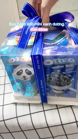 Box mini giá siu hạt dẻ lum nèee 😚💙 Hộp quà bánh kẹo màu xanh dương tặng bạn trai 19/11 -Happy Men's Day 💙 #hopquabanhkeo #quatangbantrai #happymensday #happyboysday 