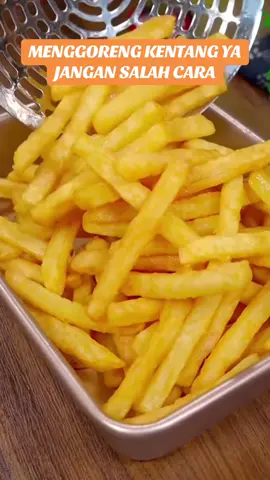 Cara Menggoreng Kentang Agar Renyah #CaraGorengKentang #TipsDapur #BelajarMasakBeneran #MasakTanpaSalah #RahasiaKentangRenya