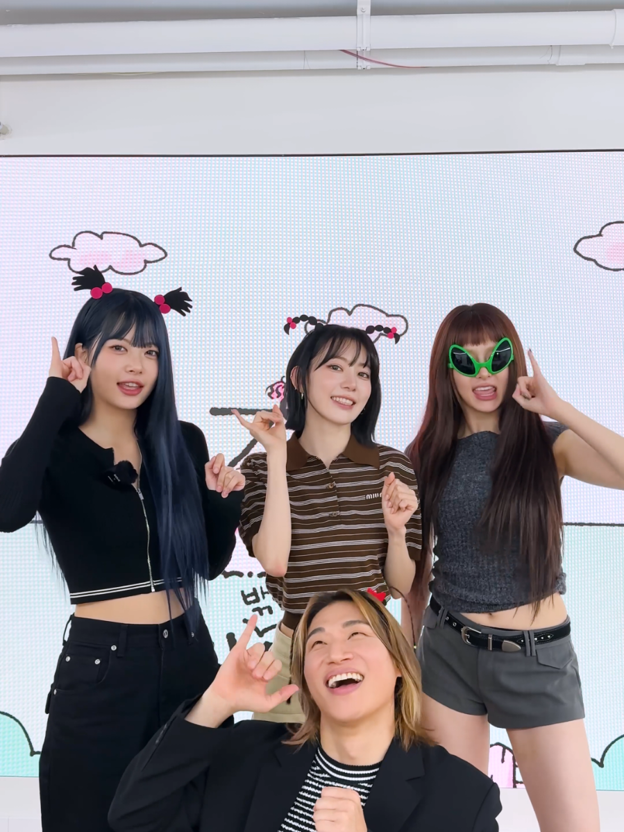 Eat it up w/ #DAESUNG ⭐️🍝 #LE_SSERAFIM  #SAKURA #HUHYUNJIN #HONGEUNCHAE  @daesung.official 