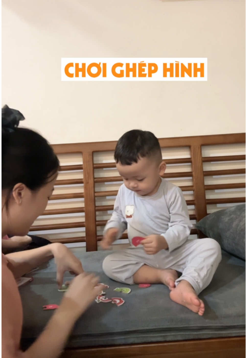 Trò này em Voi mê cực kỳ mà giúp con tăng tập trung, phát triển tư duy logic rất tốt nha #mebimsuachamcon #mebimhiendai #dochoichobe 