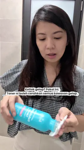 Part 116: Ketiap gelap, lutut hitam, siku, leher pun ada jesan hitam? Semua kesan hitam degil dekat kulit boleh settle dengan satu toner ni. ✨ @Brighty Malaysia  #ketiakhitam #brighty #brightyexfoliatingtoner #exfoliatingtoner #tonerbadan 