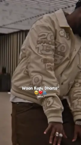 Waan Kugu Dhartaa❤️🫂🥺#fyp #somalitiktok #argoste__lyrics7 #salax_sanaag #ismaip 