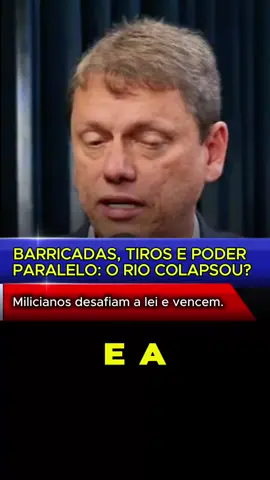 Barricadas, tiros e silêncio do poder público.Enquanto milícias constroem impérios nas comunidades, o Estado assiste de longe. Esse vídeo mostra o que a TV não mostra: o colapso real da segurança no Rio. Assista até o fim e tire suas próprias conclusões.. #tarcisiodfsp #tarcisiodefreitas #tarcisiocortes @tarcisiogdf @guilhermederrite