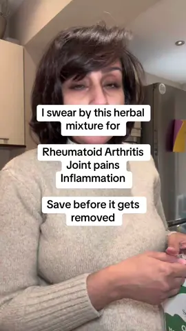If you’re dealing with joint pains, rheumatoid arthritis , osteoarthritis, any type of pains or inflammation. Make this and take it daily, you will notice a difference. Do you research too for each Ingredient. #rheumatoidarthritis #herbalmedicine #herbalremedies #jointpainrelief 
