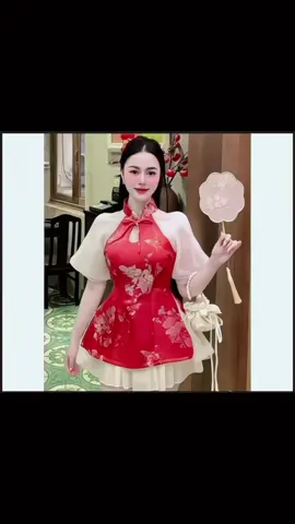 sét áo dài cách tân dành cho chị e mặc đi chơi tết . hàng bên e free size từ 45- 52kg bên e có 4 tông màu cho chị e lựa chọn 