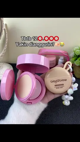 Buruan kapan lagi dapat harga seginiiii🫵🏻😭#glad2glow #glad2glowpromo #2in1cushionpowder #glad2glowskintint #promoguncang1111 