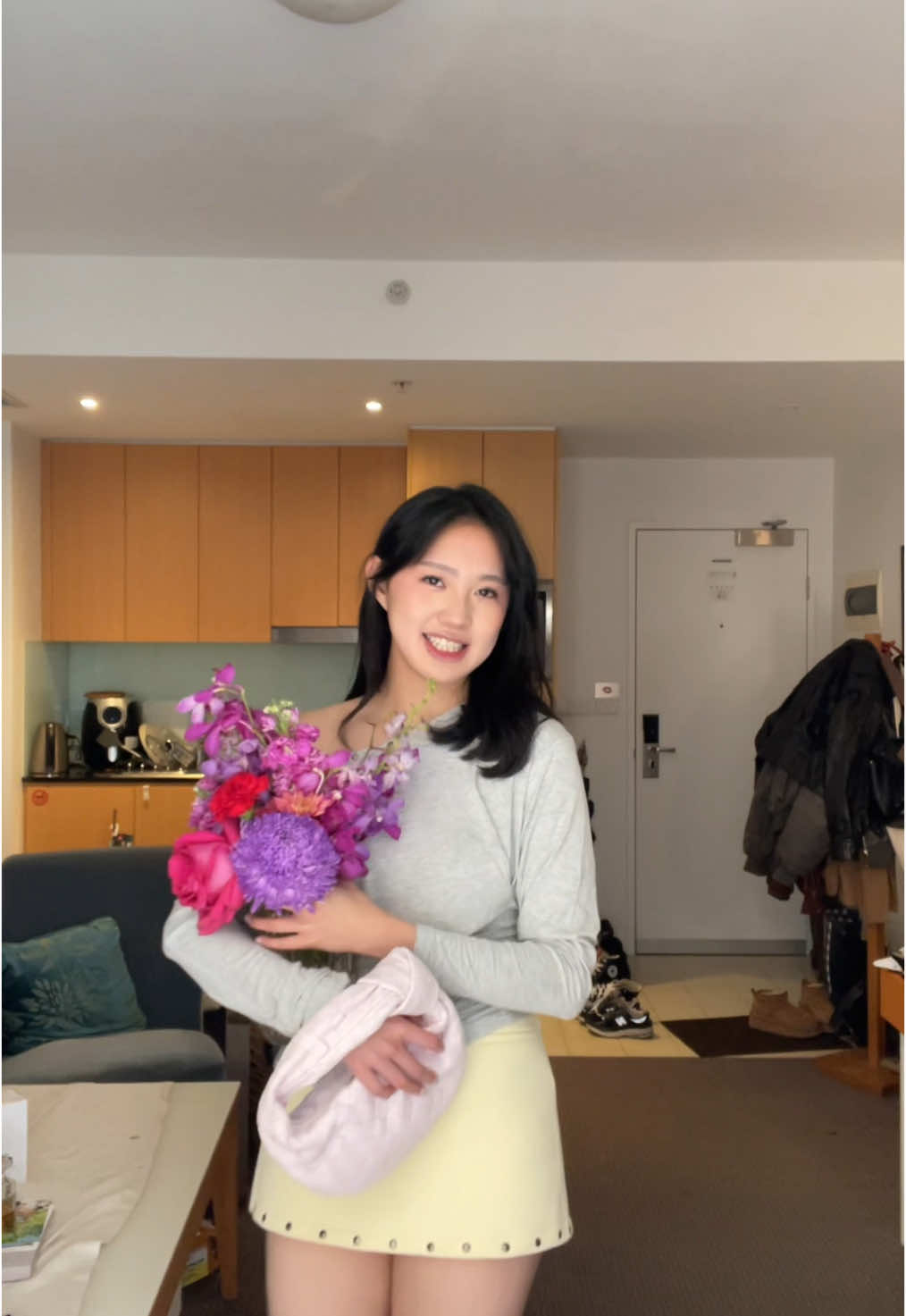 My flowers r pretty #OOTD #fitcheck #melbournefashion 