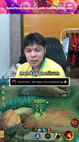 Pake susu man lebih nikmat 🤣 #btreman #emannminumkukubima #emann