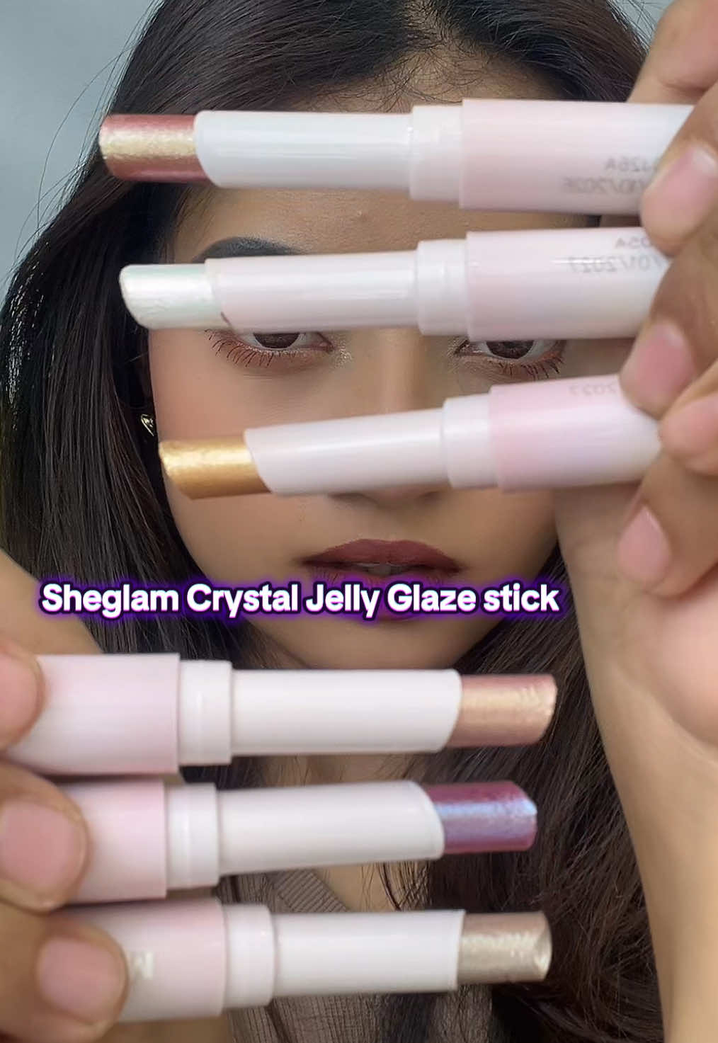 ‼️✨💞The Viral Sheglam crystal Jelly Glaze stick is Like a whole Galaxy comming Together 🌌😍 #lacosmeticsnepal #glazestick #viral #sheglam #goviral 