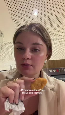 36 hours without sleep Paris McDonald’s review inside the  #paris #mcdonalds #europe #parismcdonalds 