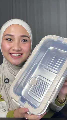 Cocok banget buat nyimpen lauk #tempatmakan #kotakmakan #tempatlauk #stainlesssteel #fypdonggggggg 