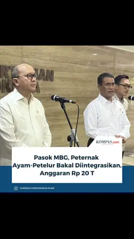 “Peternakan ayam, pedaging, dan telur terintegrasi Itu ada anggaran khusus Rp 20 triliun Kita akan buat seluruh Indonesia untuk menyuplai BGN,” kata Menteri Pertanian (Mentan) Andi Amran Sulaiman. 👉🏻Baca selengkapnya https://money.kompas.com/read/2025/11/07/140223326/pasok-mbg-peternak-ayam-petelur-bakal-diintegrasikan-anggaran-rp-20-t ~AM #MBG #Ayam #bgn #prabowo #gerindra 