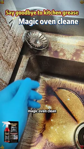 This might just be the most effective grease remover I've ever used. Take a look at this video—it might just help you! Why does using so many grease-cutting cleaners still yield poor results? And that pungent smell? It's all because you've chosen the wrong products! #kitchencleaning #degreaser #ovencleaning #cleaninghack #tiktokmademebuyit 