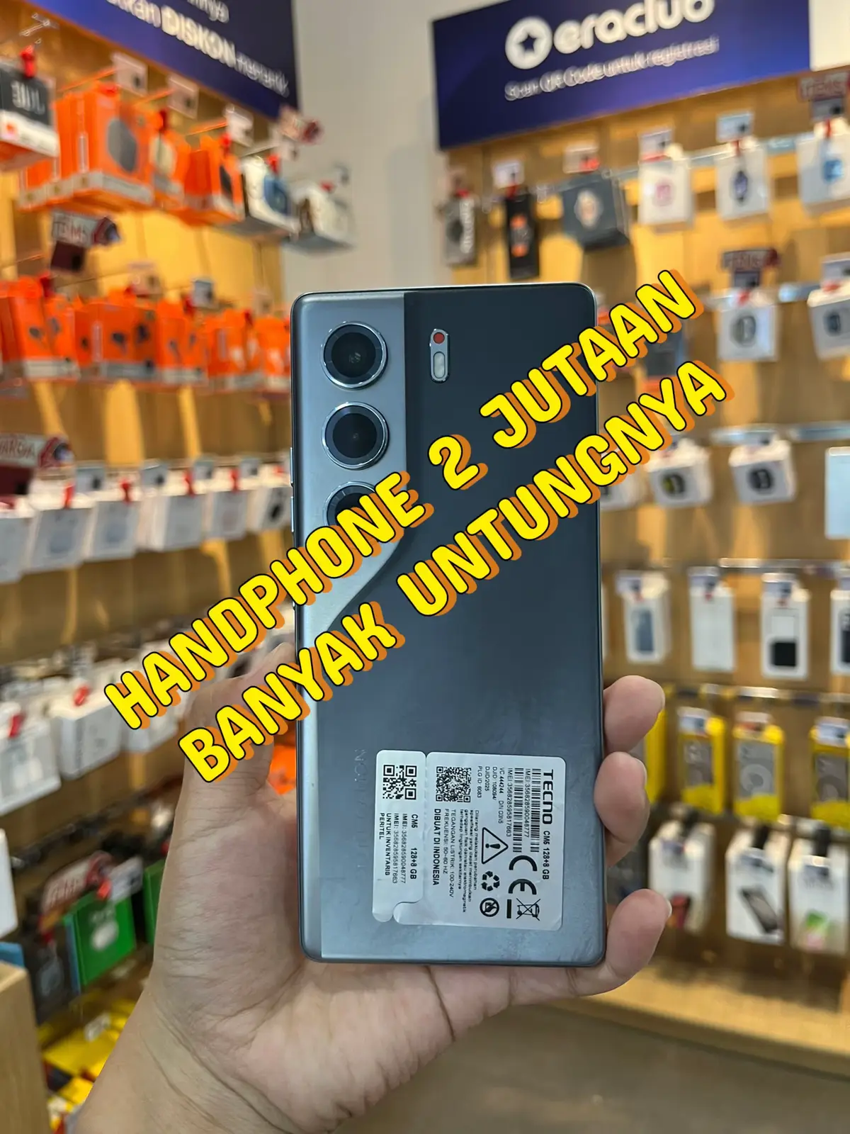 ✨ BISA CICILAN & TUKAR TAMBAH ✨ 📱 Untuk Tukar Tambah, langsung bawa HP lamanya ke toko ya! 💳 Untuk Cicilan, syaratnya cukup KTP asli, prosesnya wajib di toko. 📍 Alamat: Jl. Raya Bosih, Cibitung – Bekasi 📞 Info lebih lanjut hubungi: Husna – 0838-9110-4974 #tecnoindonesia #tecnopromotor #camon40series #camon40 #tecnojabodetabek @tecno.jabodetabek 