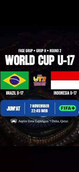 Jadwal Timnas U17 Malam ini Semangat Garuda Muda Semoga Bisa amankan Poin penuh aminnn, 🤲👍🇮🇩 #timnasday #pialadunia #qatar2025 
