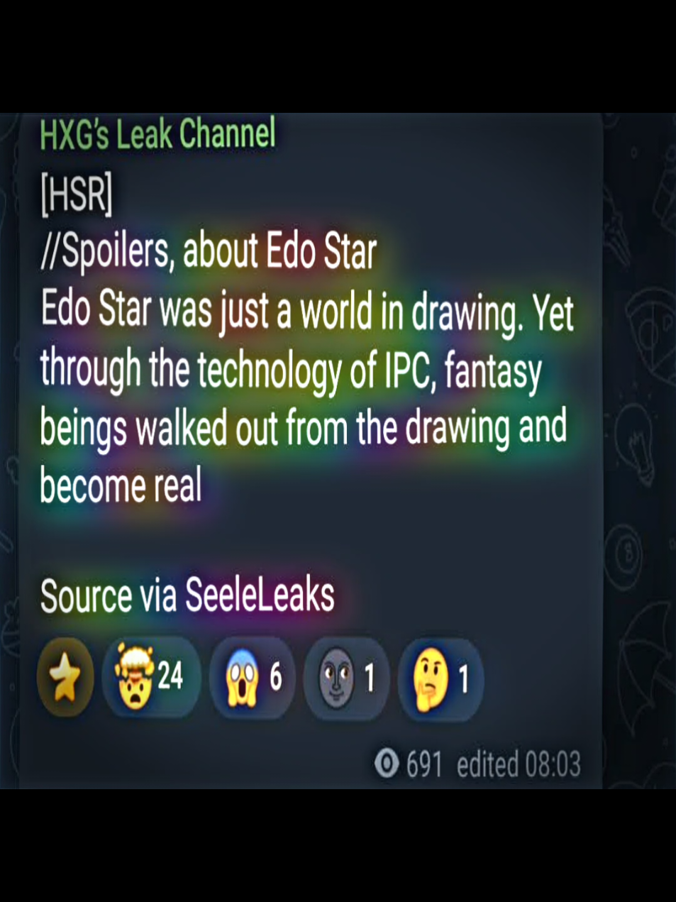 leak 3, Edo star kemungkinan dunia palsu yang dibuat ipc? #honkaistarrailindonesia #hoyoversecreators #leakhsr #fyypppp 