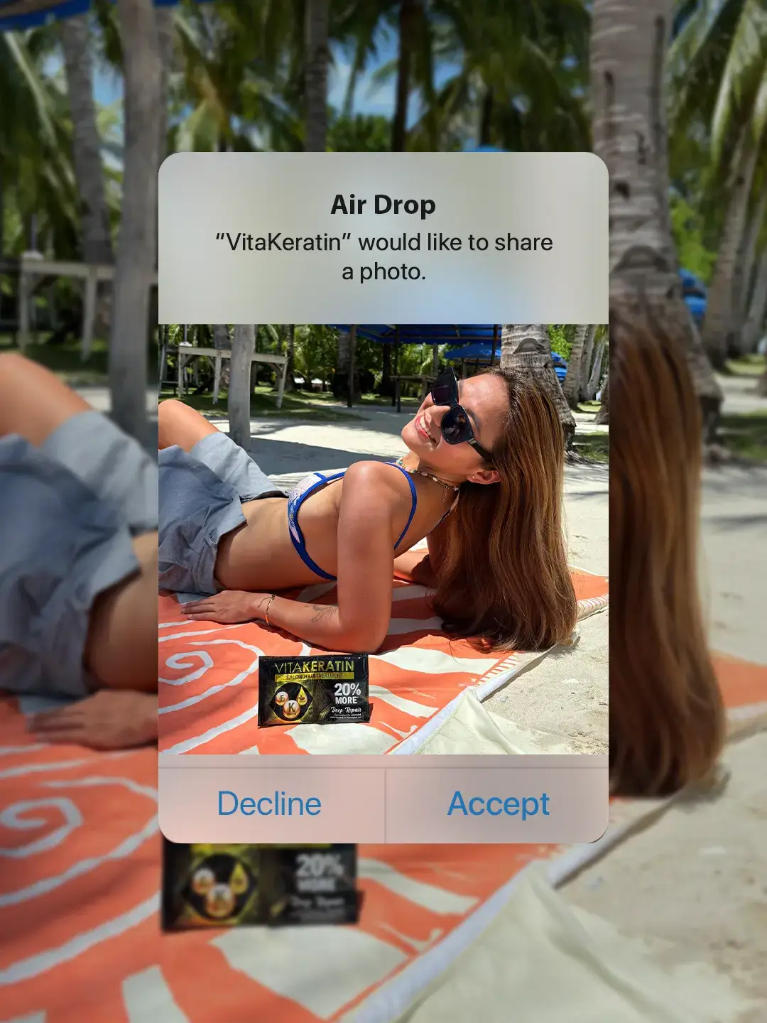 Protected by Vitamins and Keratin ba naman. Try VitaKeratin for only ₱6.70 SRP. 😌 #VitaKeratinPH #VitaKeratinDeepRepair #KeratinTreatment  #HairGoals #Airdrop