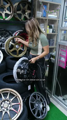 Tukar rim /tayar kat @MD RASHID @BME TYRE kalau nak jimat 👍🏻