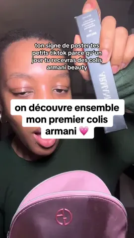 merci encore @niceworkparisoff 🥹🫶🏽 #armanibeauty #contentcreator #unboxing #makeup #tryonwithme 