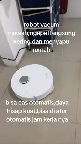 #robotvacumcleaner  #robotvacum  #vacumotomatis  ✅ Navigasi canggih LiDAR — bersih lebih cepat dan efisien ✅ Auto Mop Cleaning & Drying — pel otomatis kering, lantai bebas lembab ✅ Mop lifting 7mm — bisa naik ke karpet tanpa masalah ✅ Daya hisap kuat untuk debu halus hingga kotoran besar ✅ Garansi resmi 2 tahun dan msh bnyk lgi kelebihan cek kranjang kuning nya KA. tpi harga nya emang lumain sih😁