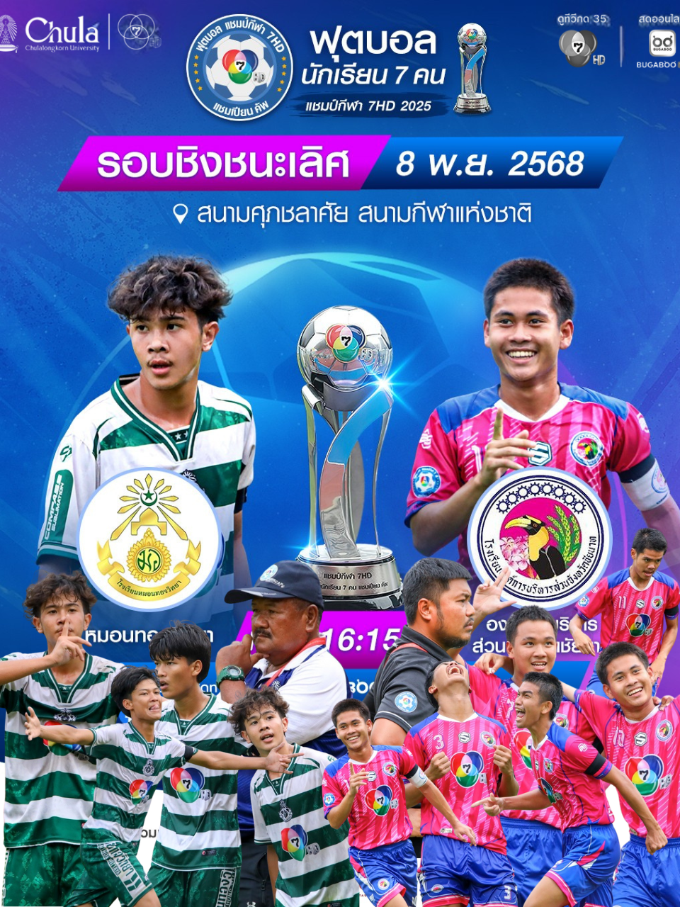 หมอนทองวิทยา กลับมาเจอ อบจ.ชัยนาท อีกครั้งในรอบ 2 ปีหลังมีดราม่าเมื่อ 2 ปีก่อน.. #หมอนทองวิทยา #แทงบอล7สี #แทงบอล7สีhd #บอล7สี #ฟุตบอล7สี #ฟุตบอลแชมป์กีฬา7hd #ดูบอล7สี #แชมป์กีฬา7hd #ฟุตบอล7คน #ฟีดดดシ #บอล7hd #ฟุตบอลเดินสาย #อบจชัยนาท #บอล7สีรอบชิงชนะเลิศ