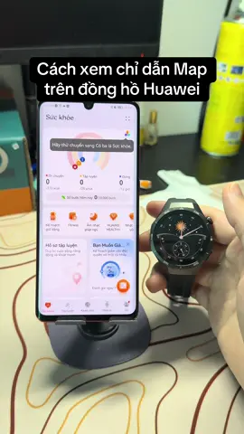 Cách xem chỉ dẫn map trên đồng hồ huawei #huawei #xuhuong 