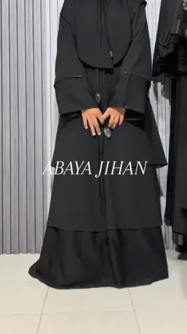 abaya ny bisa 2 model yahhh#outfitideas #abayahitam #abayastyle #fyp 