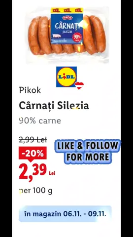 Cârnați Silezia #promo #fyp #goviral #tik_tok #lidl 