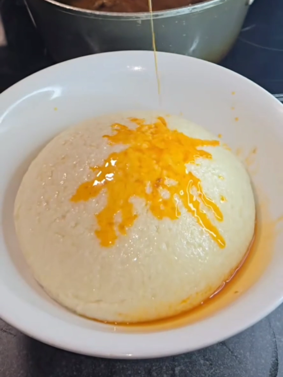 #فوفو #fufu #عصيدة Eche ❤️ #FoodTok #chef_jawahir 