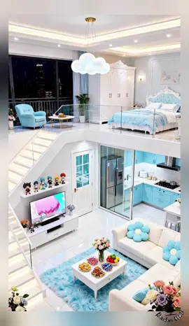 ✨ Rumah impian dengan desain modern dan nuansa ceria! 🌈 Dari ruang tamu yang cozy hingga dapur yang stylish, setiap sudutnya penuh inspirasi. Yuk, intip detailnya dan dapatkan ide untuk rumahmu! 🏡💖 #fyp #interiordesign #aesthetic #homedecor #trending 