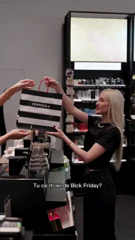 Black Friday la Sephora 🖤 Tu ce îți iei de Black Friday? Profită de ofertele noastre până pe 9 noiembrie, online și în magazinele Sephora. Regulamentul este disponibil pe sephora.ro #SephoraRomania #BlackFriday