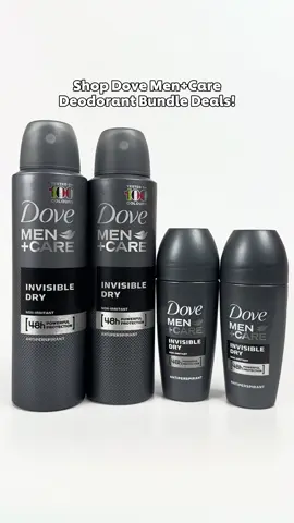 BUY 1, GET 2nd AT 80% OFF when you shop Dove Men+Care Invisible Dry Deodorant bundles today! #UnileverPersonalCare #DoveMenCare
