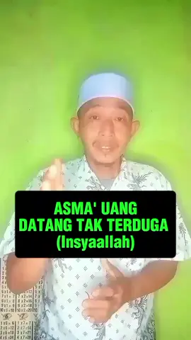 asma uang datang tak terduga #asmauang #amalanuang 