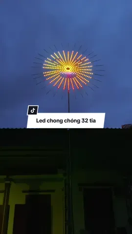 Tết là phải có icon vui vẻ thế này dựng trước nhà , led chong chóng 32 tia mẫu hót 2026 nha cả nhà #ledkimvinh #ledphaohoa #ledchongchong #ledphaohoangoaitroi #led3d 