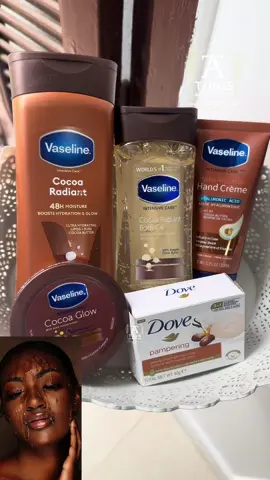 ☀️ Routine Cacao Glow ✨ Nourris ta peau en profondeur avec la gamme Vaseline Cocoa Radiant 💆🏾‍♀️ Hydratation, éclat et douceur assurés grâce au beurre de cacao 🍫💫 Ton secret pour une peau satinée et lumineuse toute la journée 🌟 #vaseline #glowskin #peauhydratée #peaulisse #tunisia🇹🇳 