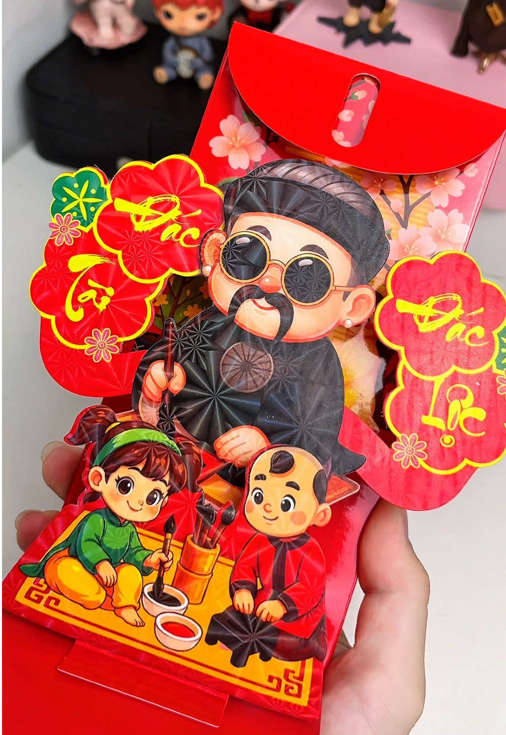 Bao lì xì tết 3D #tet #baolixi #baolixitet #tet2026 #hoatayrv 