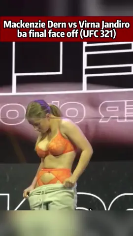 Mackenzie Dern completed her final weigh-in at the UFC 321 ceremonial weigh-ins, marking the end of the weigh-in event and signaling the upcoming strawweight title fight between her and Virna Jandiroba.#mma#UFC#mackenziedern#ufc321#abudhabi