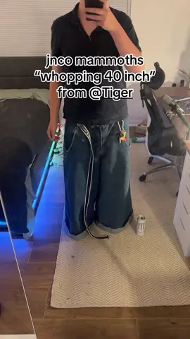 #y2k #jnco #fashion #baggyjeans #reps   tiger rep i need more jncos!
