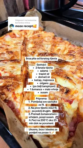Odgovor korisniku @milica vjeruj, ništa lakše, a ukusnije. Idealno za posla, za oval kad hoće neko da vam dodje dekorativno .. 👩🏽‍🍳🥖 #fyppppppppppppppppppppppp #AdelasBalkanKitchen #kochenmitliebe #BalkanSoul 
