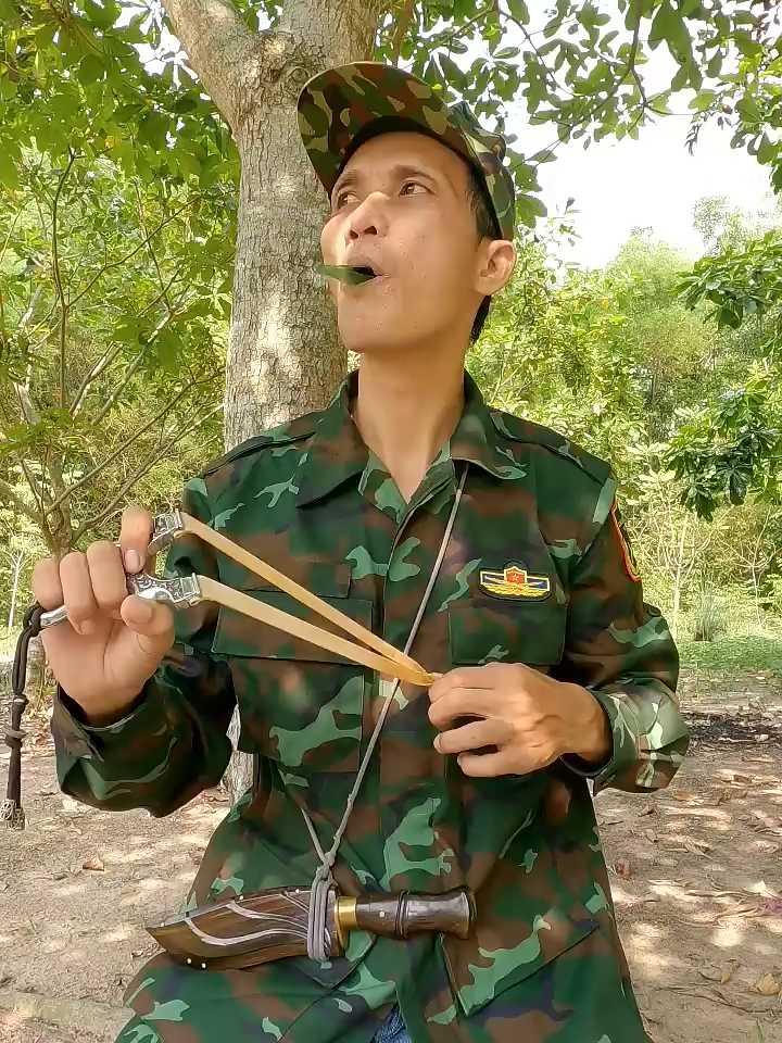 Survival Tactic Ambushing Birds from a Tree Base #entertainment #birdsounds #shorts #survival - Nguyễn Điền Trung